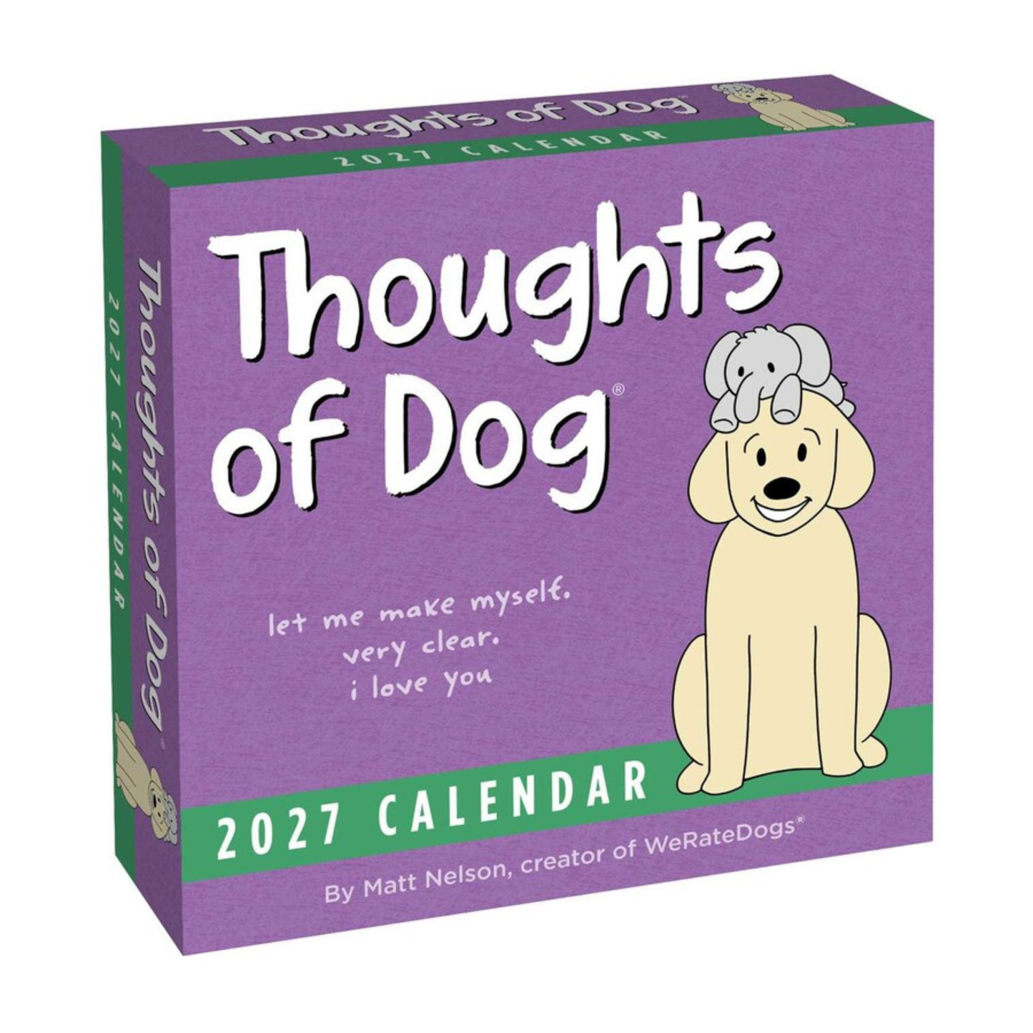 2027 Thoughts of Dog Day-to-Day Calendar