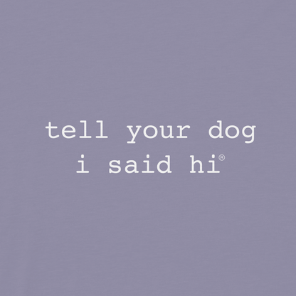 Classic Womens V-Neck Tee - Lilac