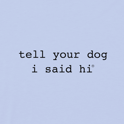 Classic Womens V-Neck Tee - Snowy Blue