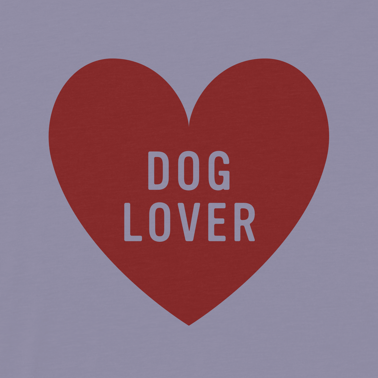 Dog Lover Badge Crop Top Tee - Lilac