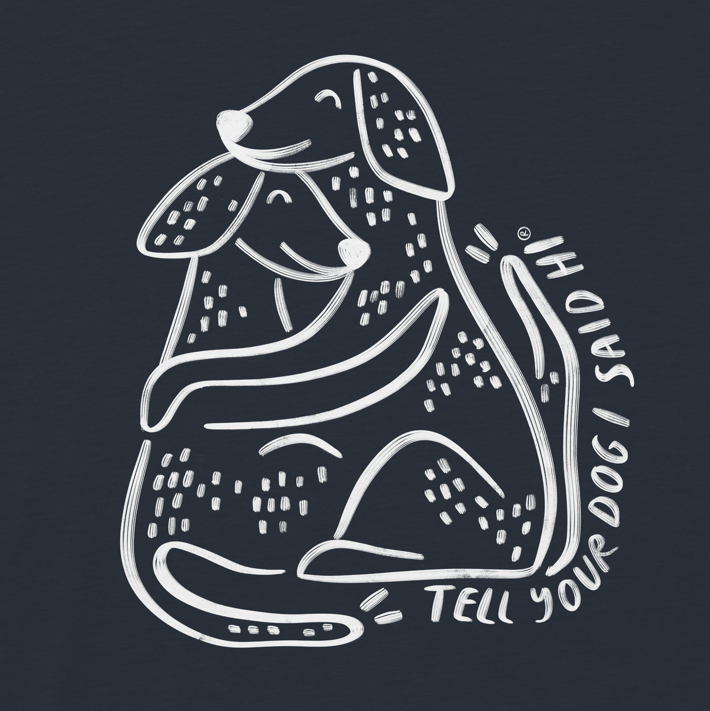 Huggy Crewneck - Navy