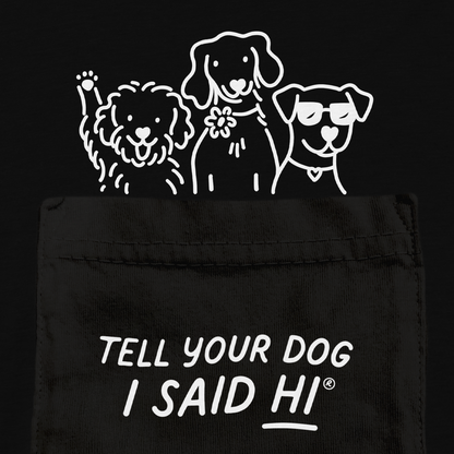 Pawket Pals Long Sleeve - Black