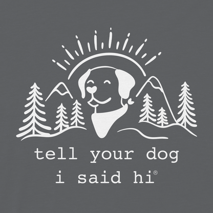 Summit Pup Zip Hoodie - Slate