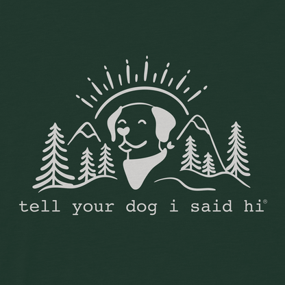 Summit Pup Crewneck - Dark Green