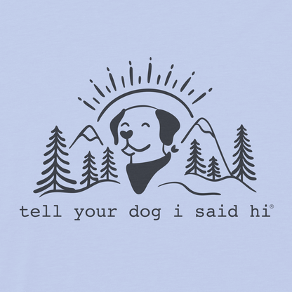 Summit Pup Long Sleeve - Snowy Blue
