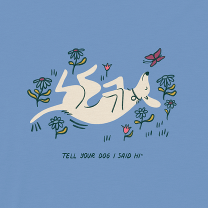 Butterfly Baby Retro Rib Baby Doll Tee - Power Blue