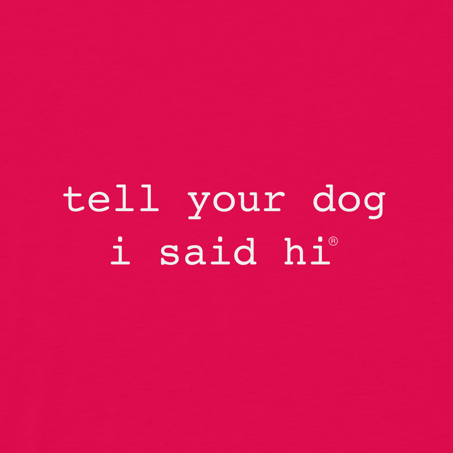 Classic Crop Top - Hibiscus