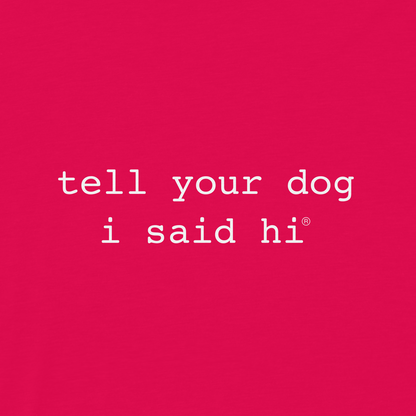 Classic Crop Top - Hibiscus