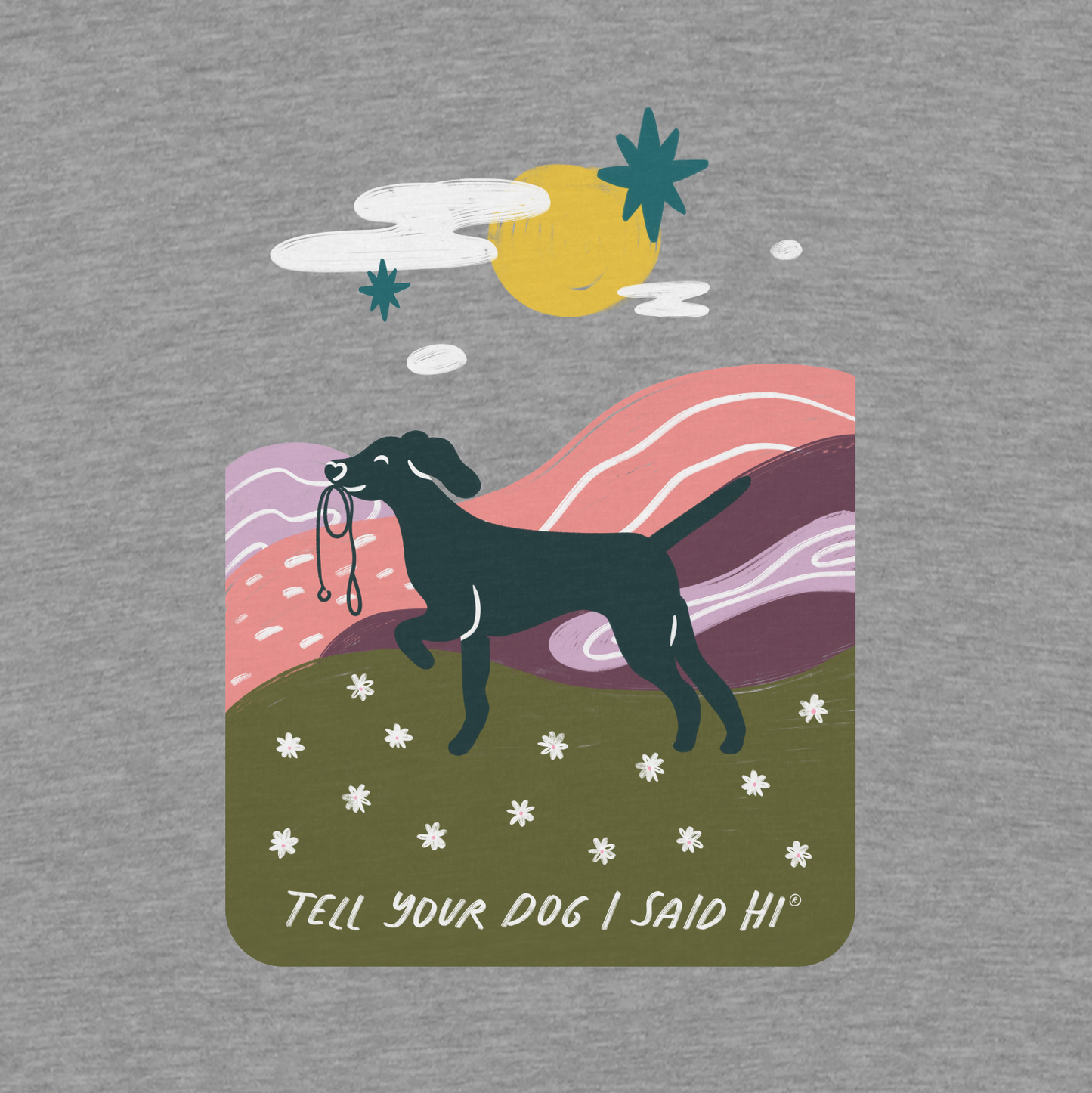 Daydream Walk Lightweight Hoodie - Heather Grey