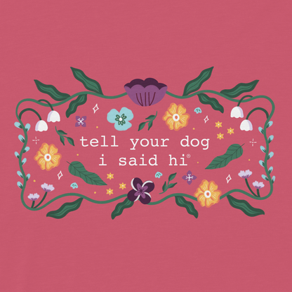 Floral Magic Crewneck - Pink