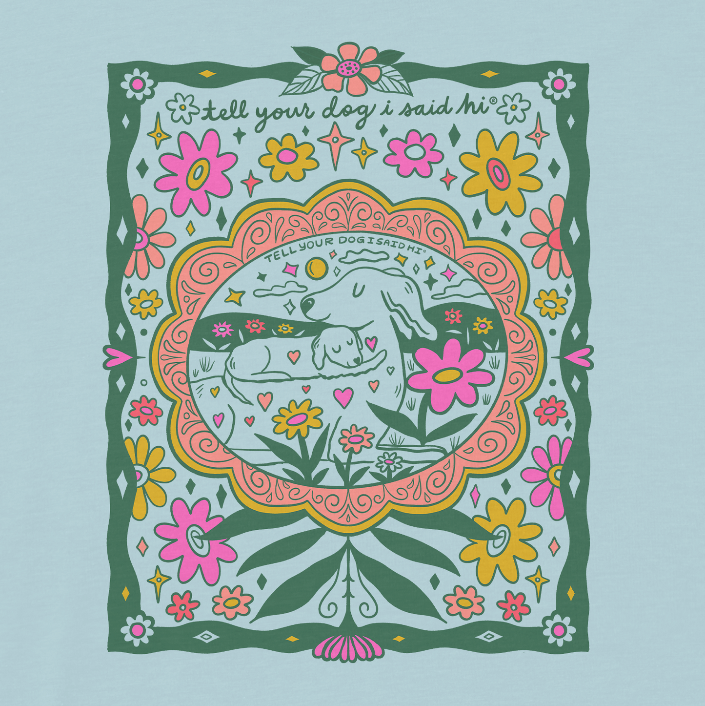 Meadow Cuddle Tee - Spun Sugar