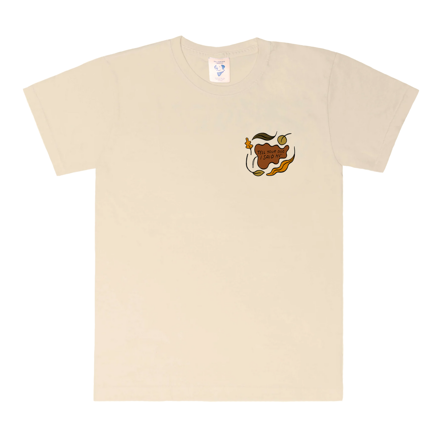 Autumn Dog Tee - Autumn Blonde