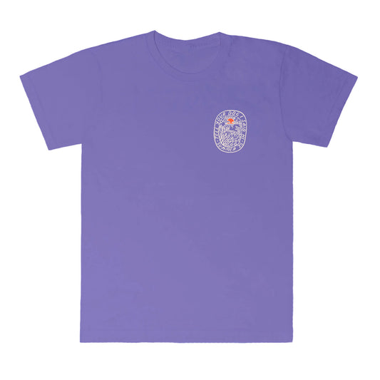 Beach Badge Tee - Periwinkle