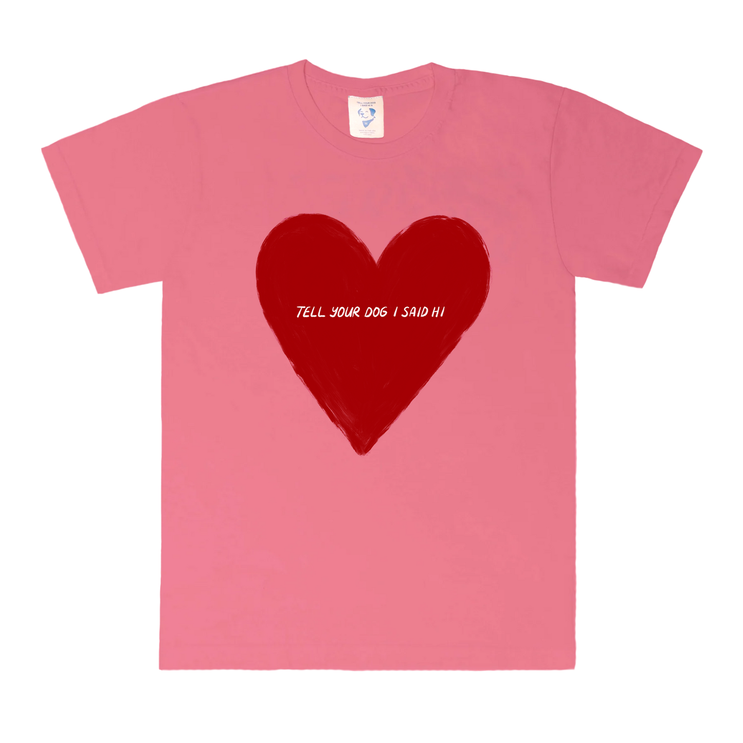 Big Heart Tee - Pink