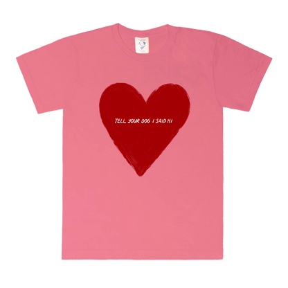 Big Heart Tee - Pink
