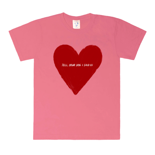 Big Heart Tee - Pink