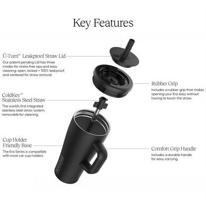 TYDISH Era Tumbler - 30 oz - Matte Black