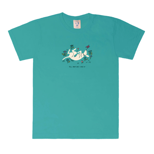 Butterfly Baby Tee - Spring Teal