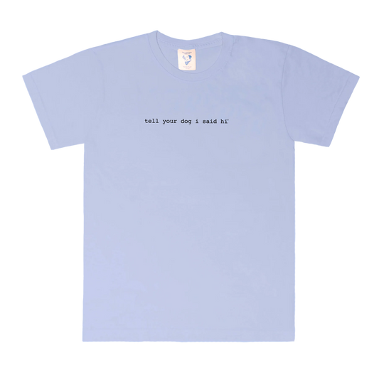 Classic Tee - Snowy Blue
