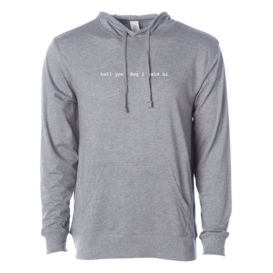 Classic Lightweight Hoodie - Gunmetal Heather
