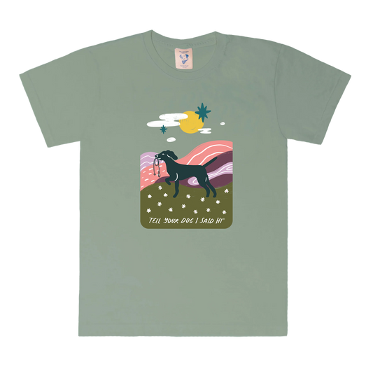 Daydream Walk Tee - Sage