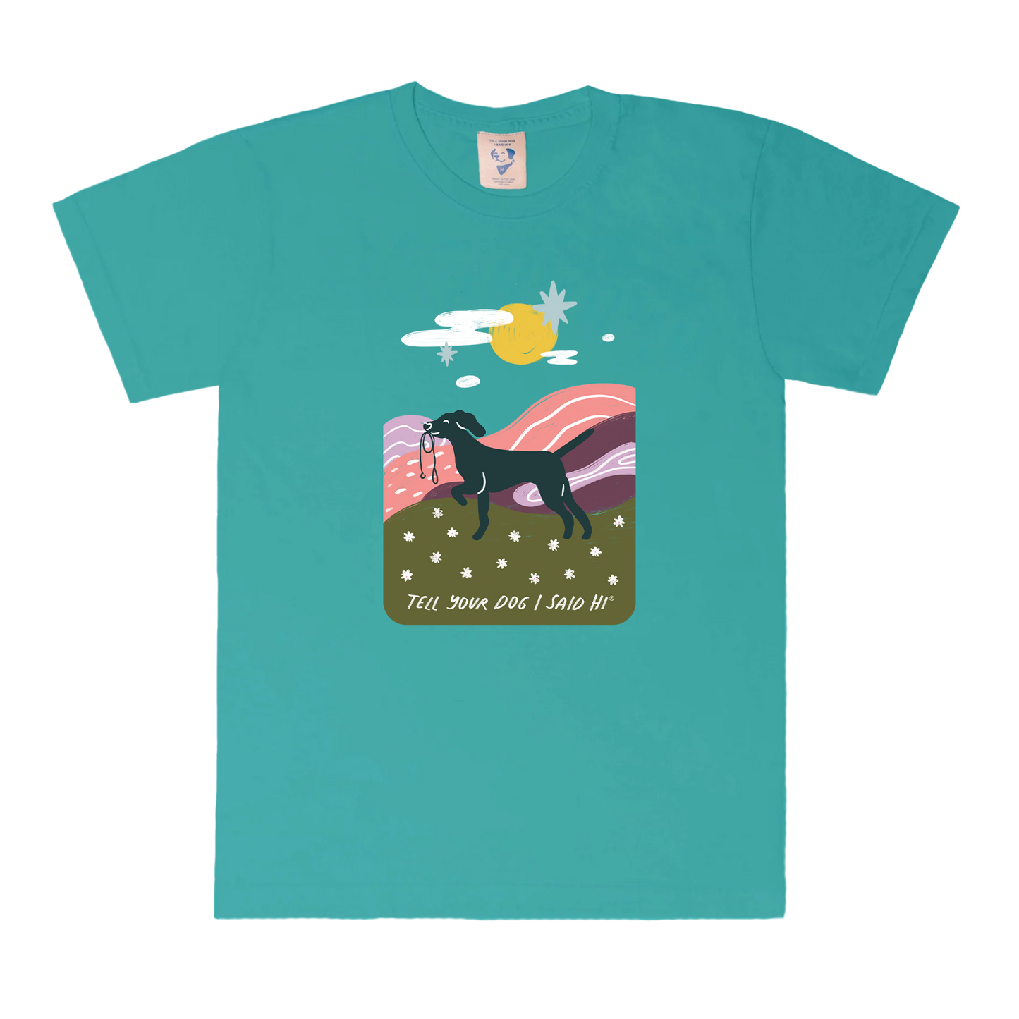 Daydream Walk Tee - Spring Teal