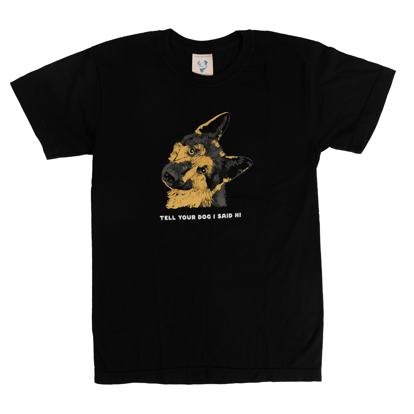 German Shepherd TYDISH Tee - Black