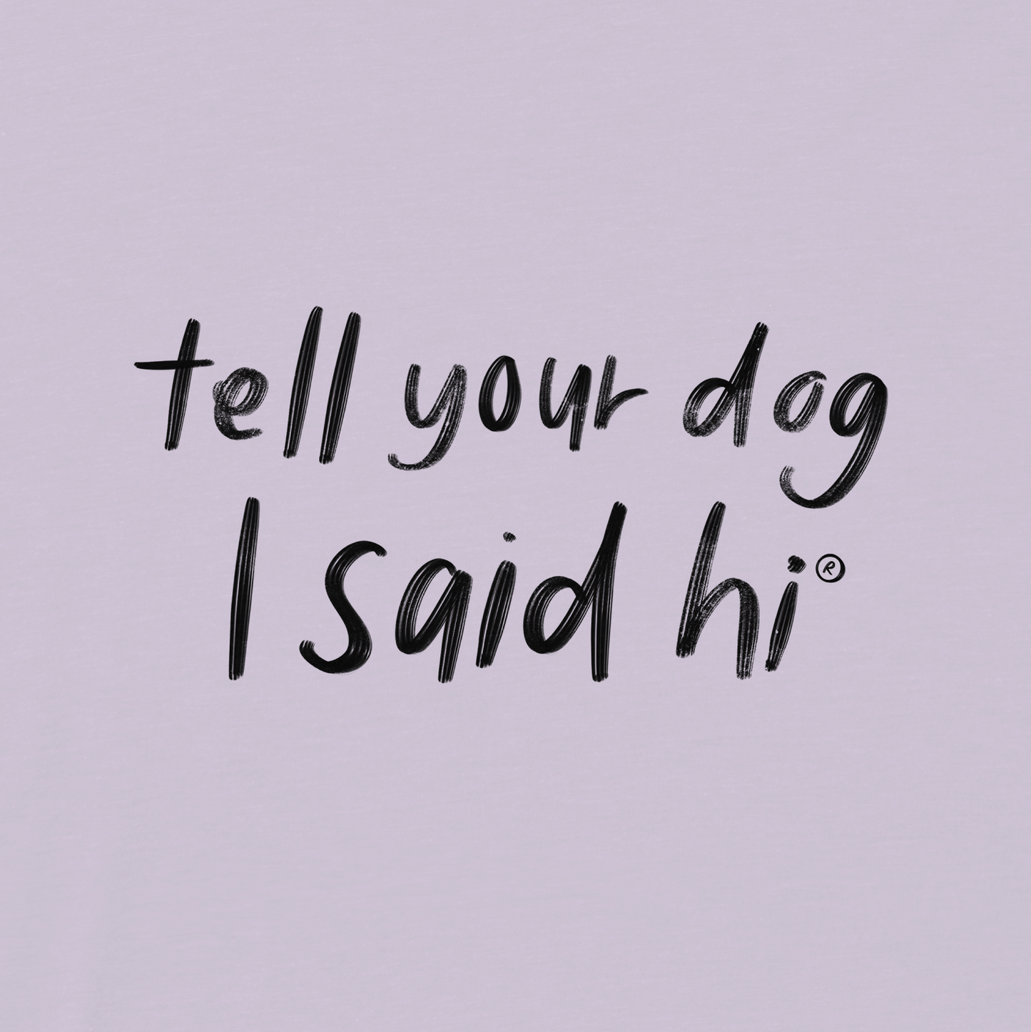 Handwritten TYDISH Crewneck - Lavender