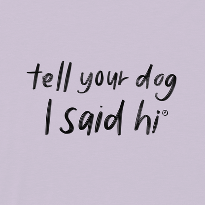 Handwritten TYDISH Crewneck - Lavender