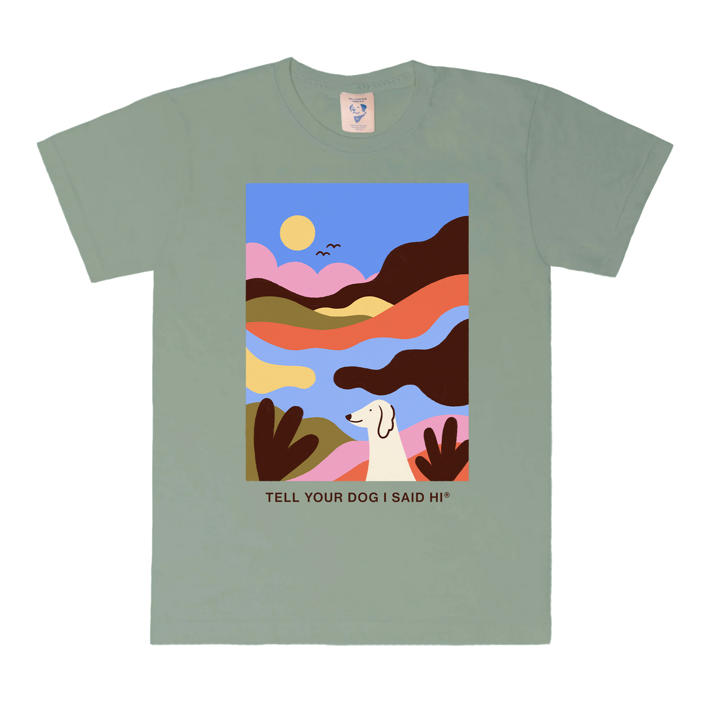 Magic Vista Tee - Sage