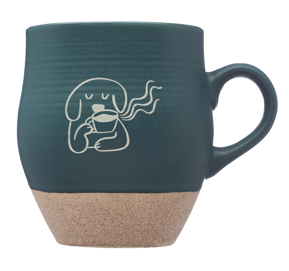 Tell Your Dog I Said Hi Ceramic Mug - Dark Green
