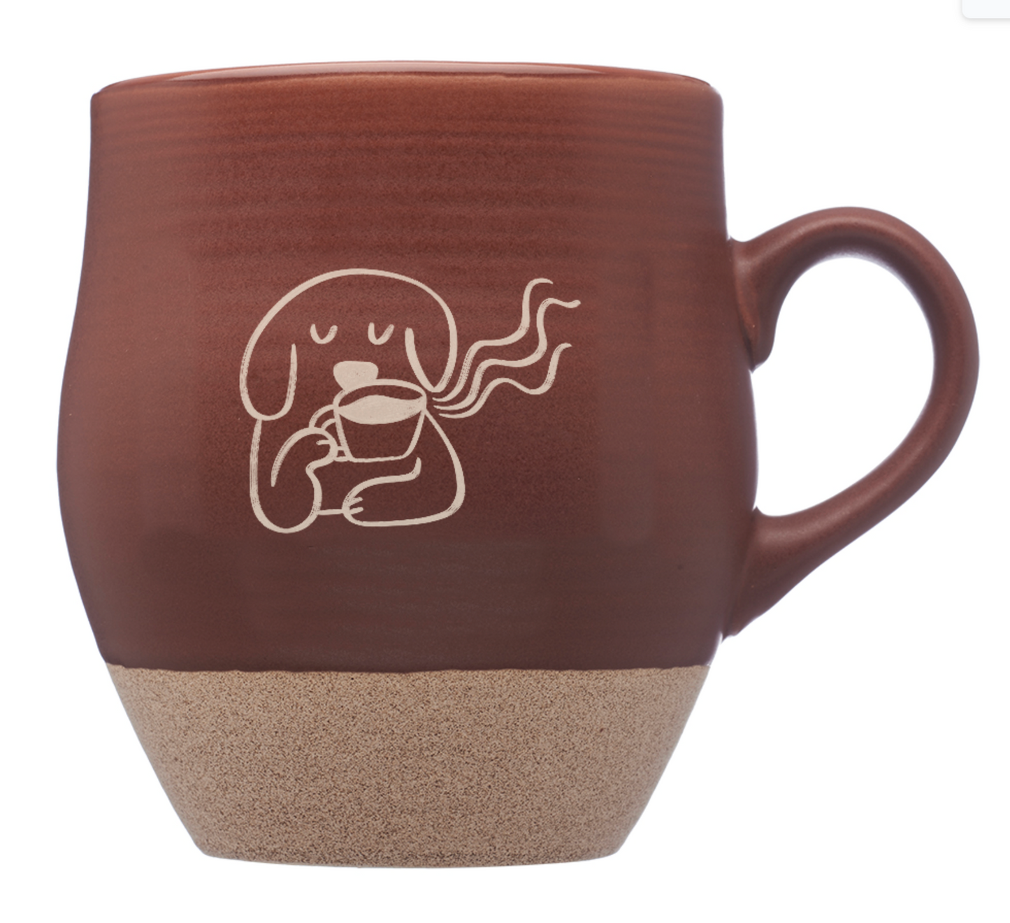 Tell Your Dog I Said Hi Ceramic Mug - Brown