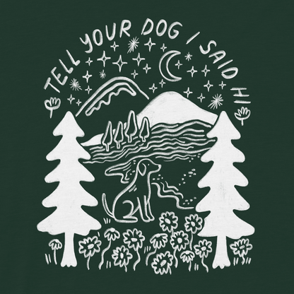 Outdoorsy Tee - Dark Green