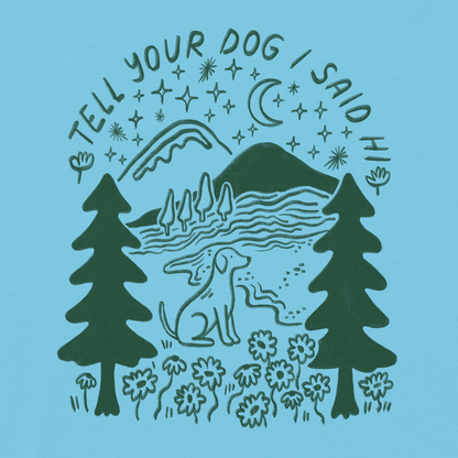Outdoorsy Tee - Light Blue