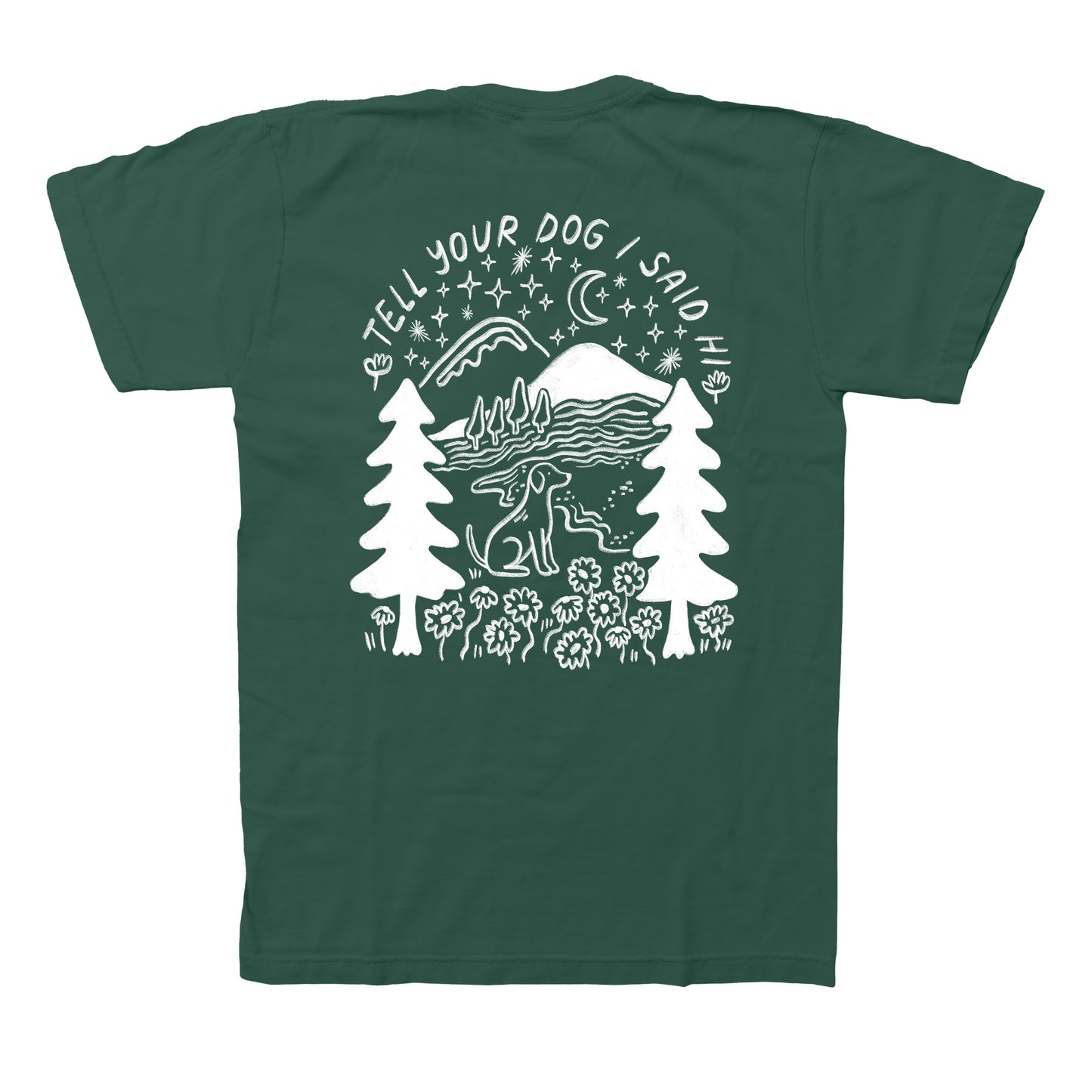 Outdoorsy Tee - Dark Green
