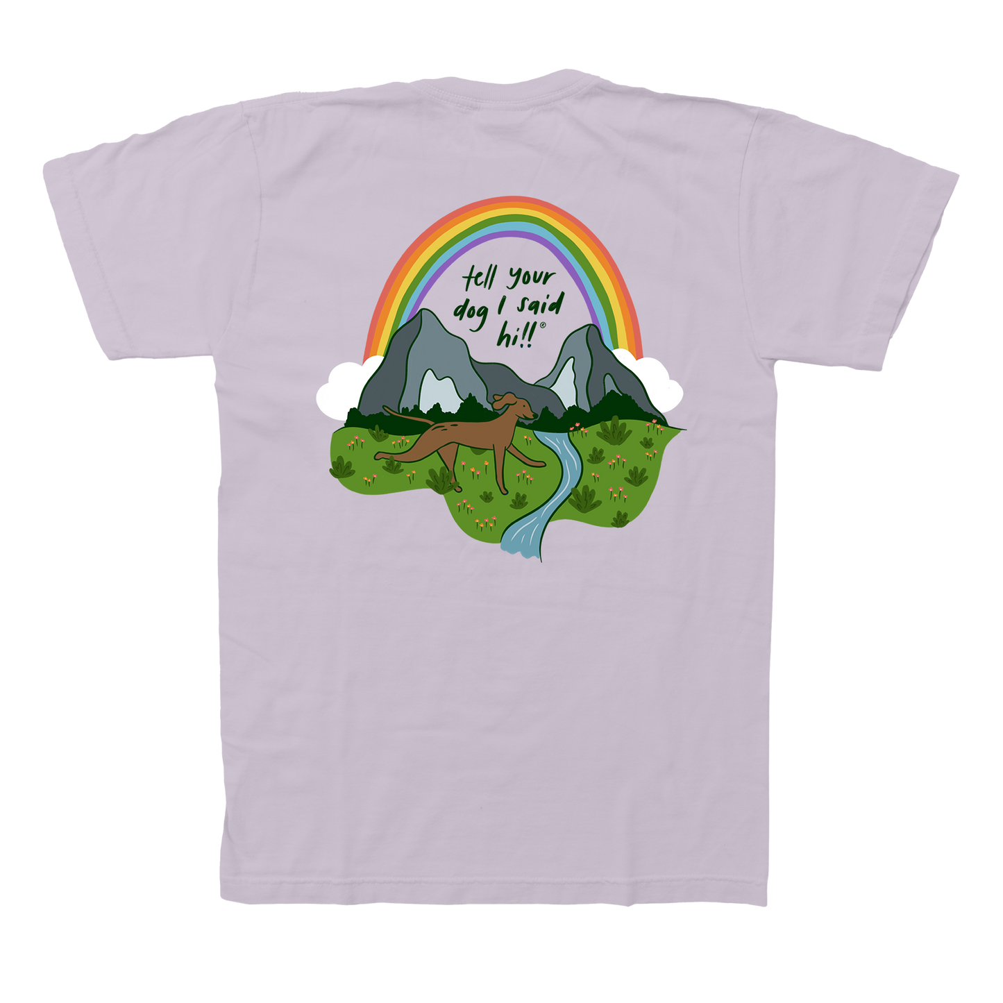 Chasing Rainbows Tee - Lavender