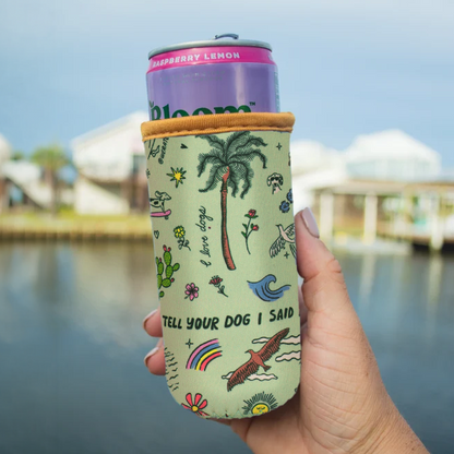 Can Drink Sleeve - Roadtrip Doodle - 12oz