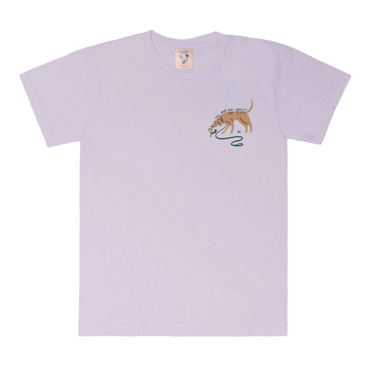 Sniff Sniff Tee - Lavender