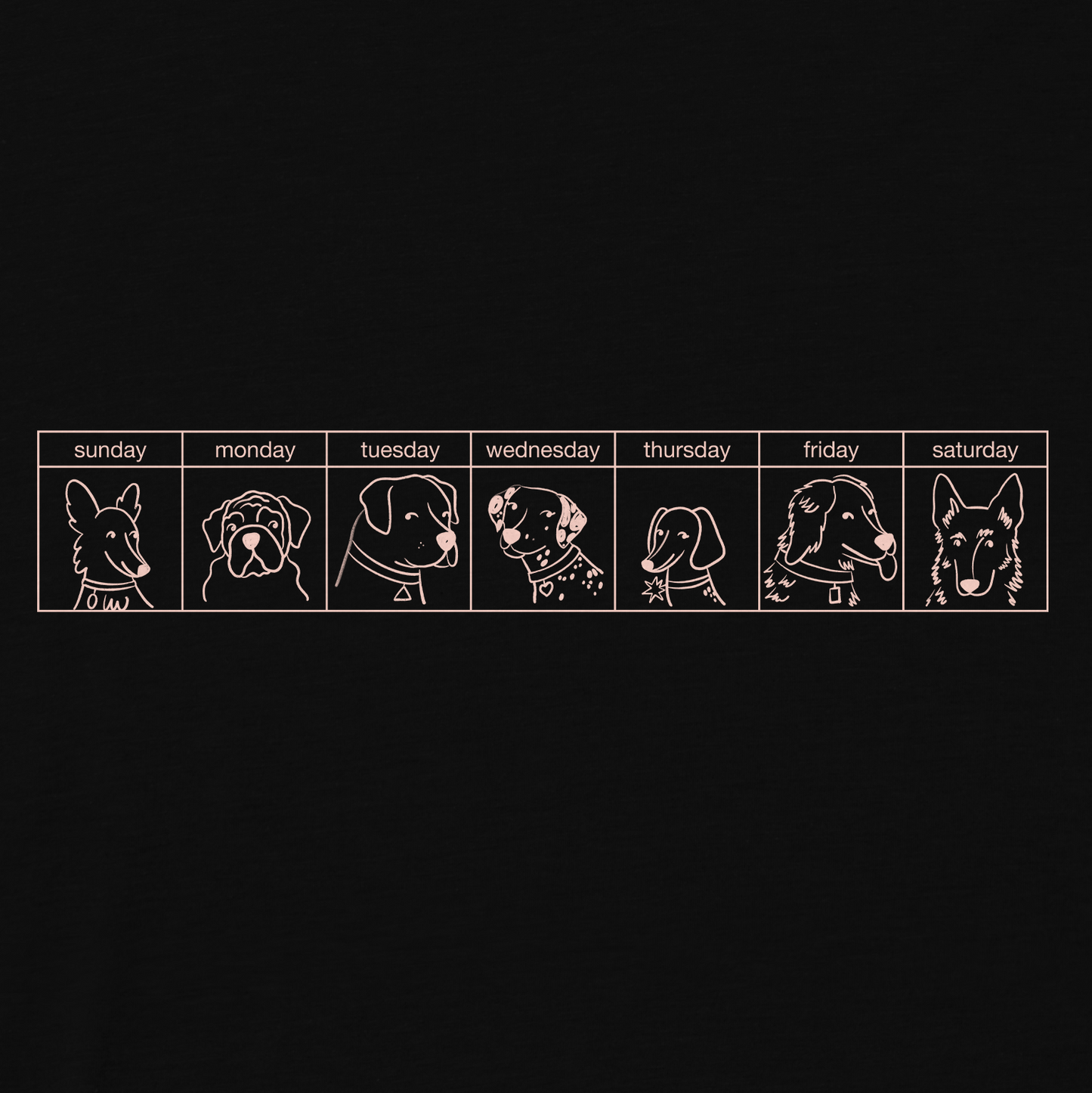 The Dogs Were Good Again Tee - Black