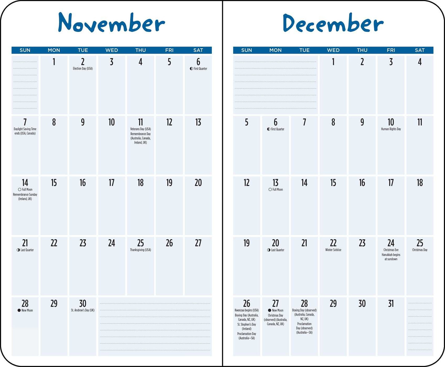 Thoughts of Dog 12-Month 2027 Weekly/Monthly Planner Calendar