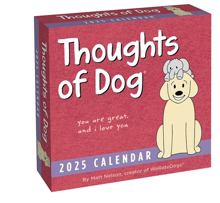 Thoughts of Dog Day to Day Calendar 2025