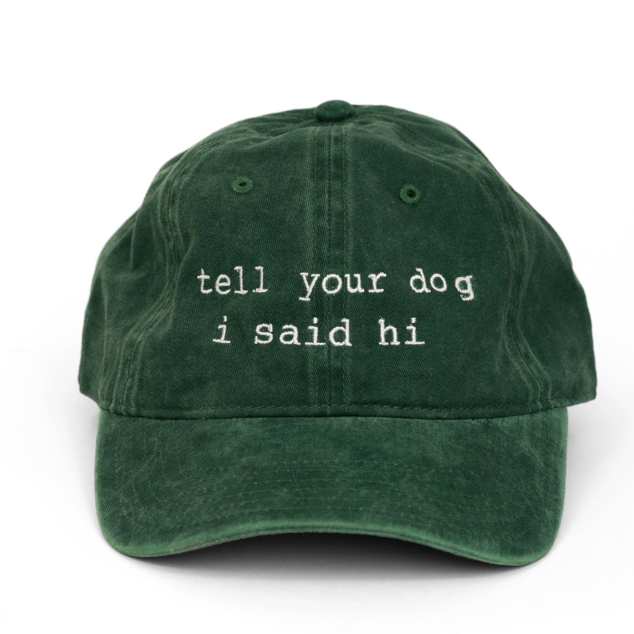 Vintage Hat - Dark Green