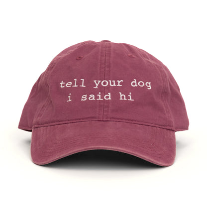 Maroon Vintage Hat