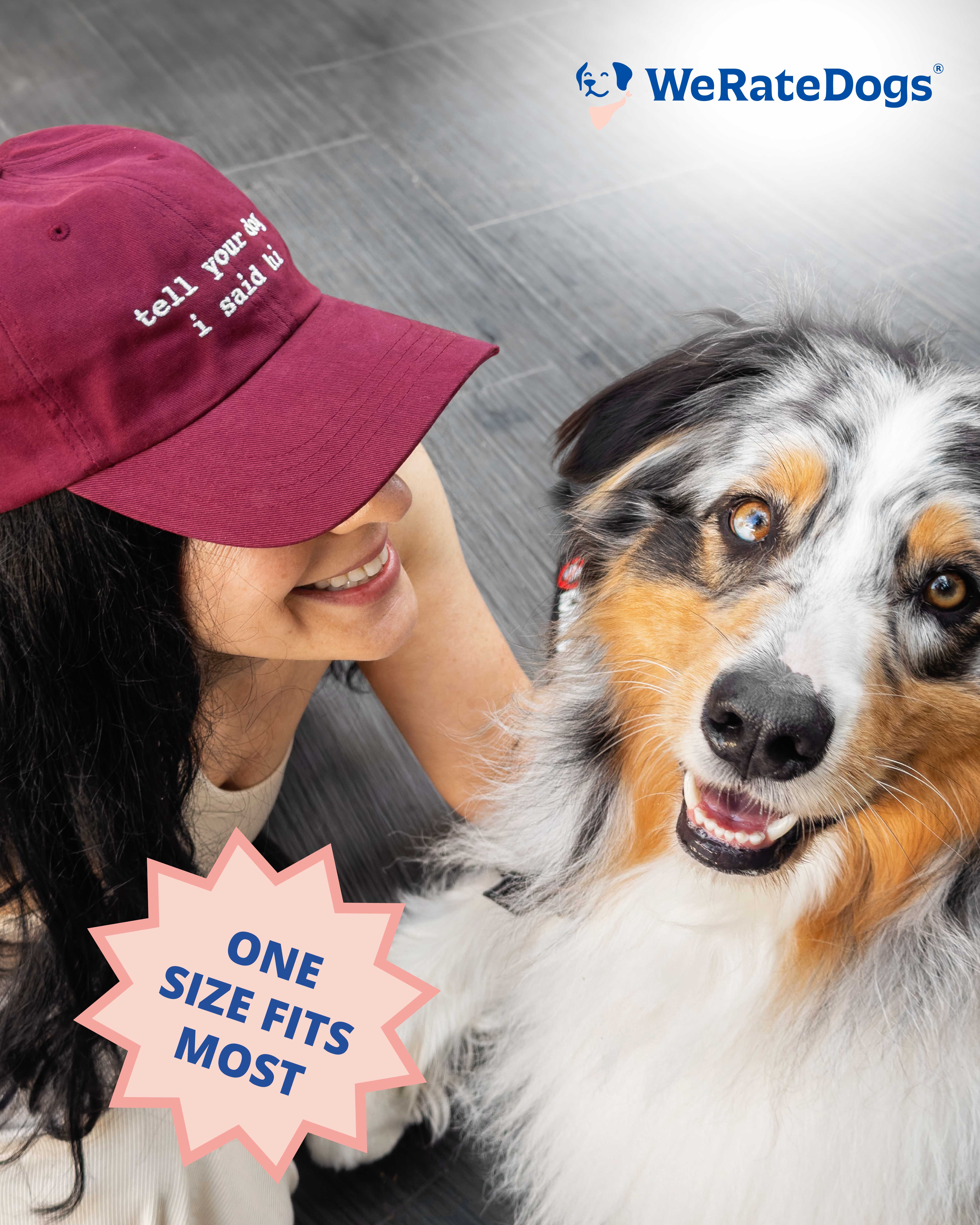 Maroon Hat - lowercase – WeRateDogs