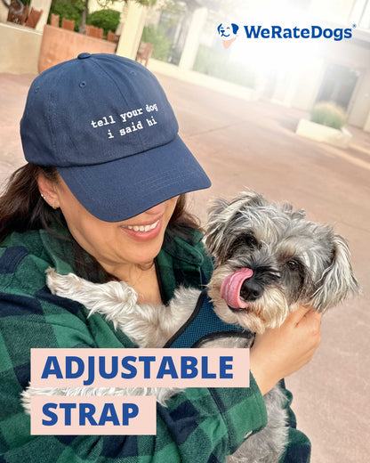 Navy Hat - lowercase