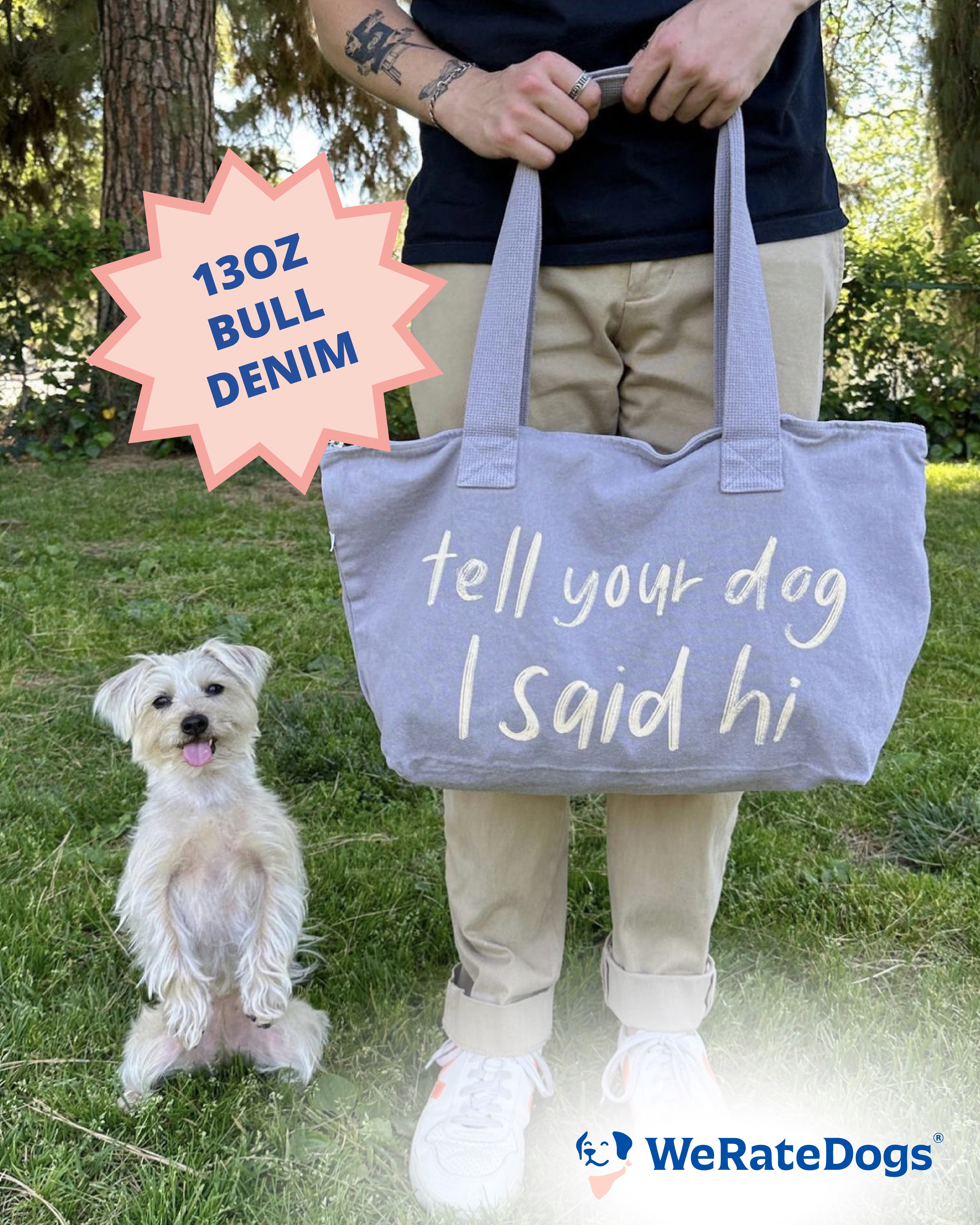 Lilac Tote Bag – WeRateDogs