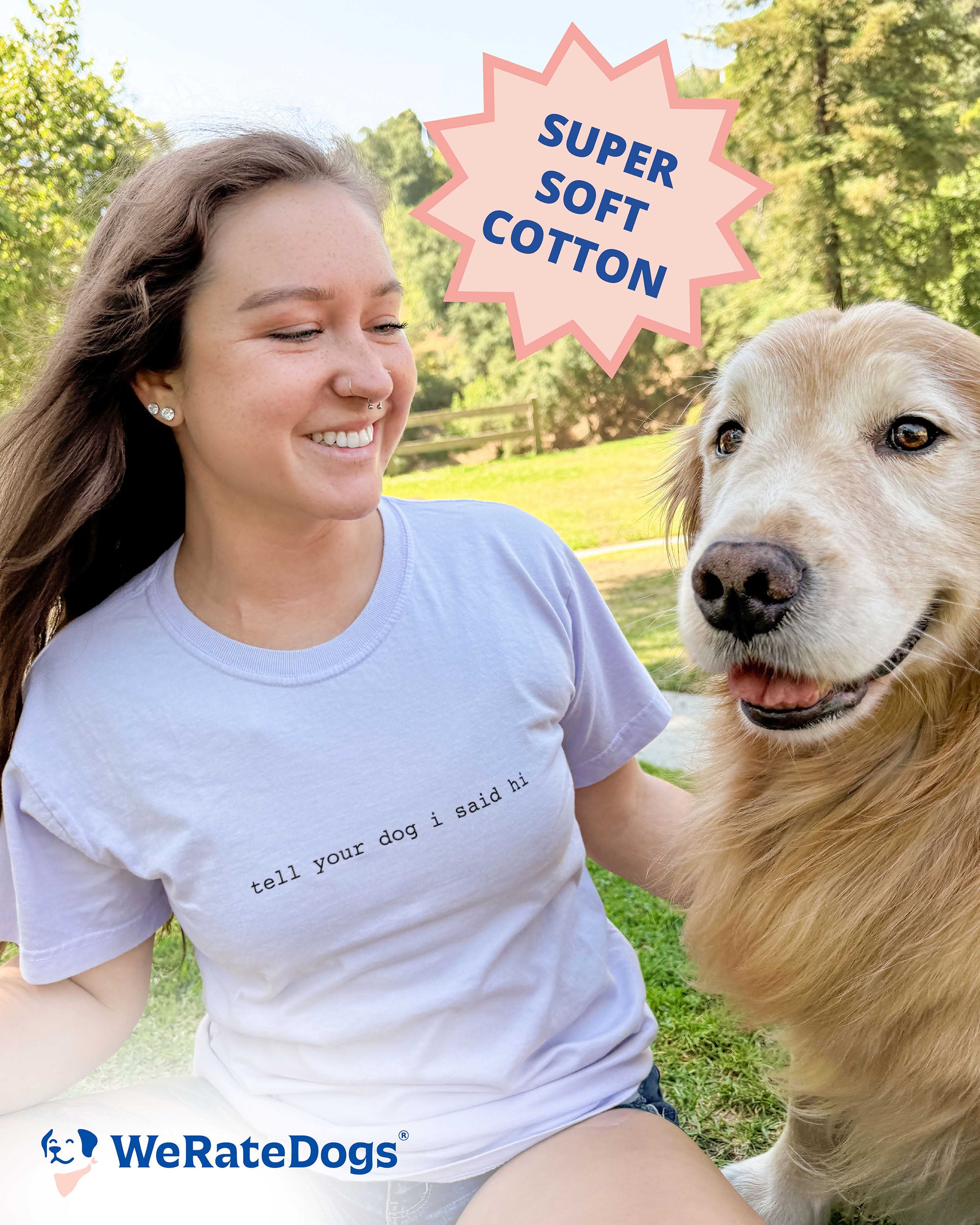 Classic Tee - Lavender – WeRateDogs