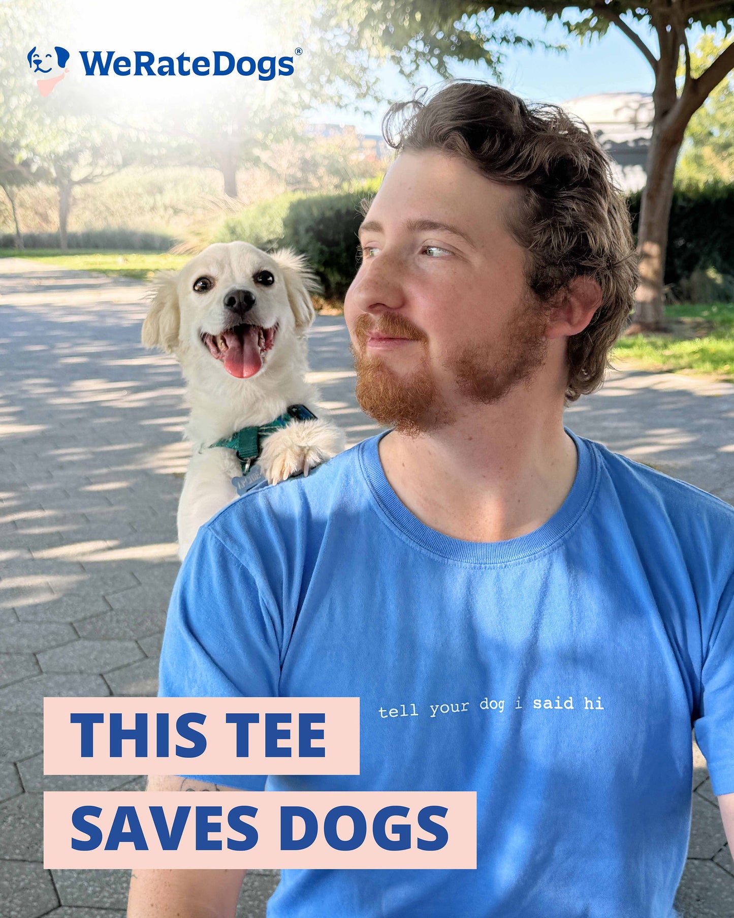 Classic Tee - Pacific Blue