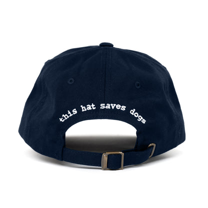 Navy Hat - lowercase