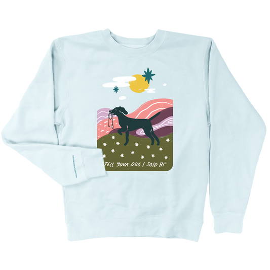 Daydream Walk Crewneck - Spun Sugar